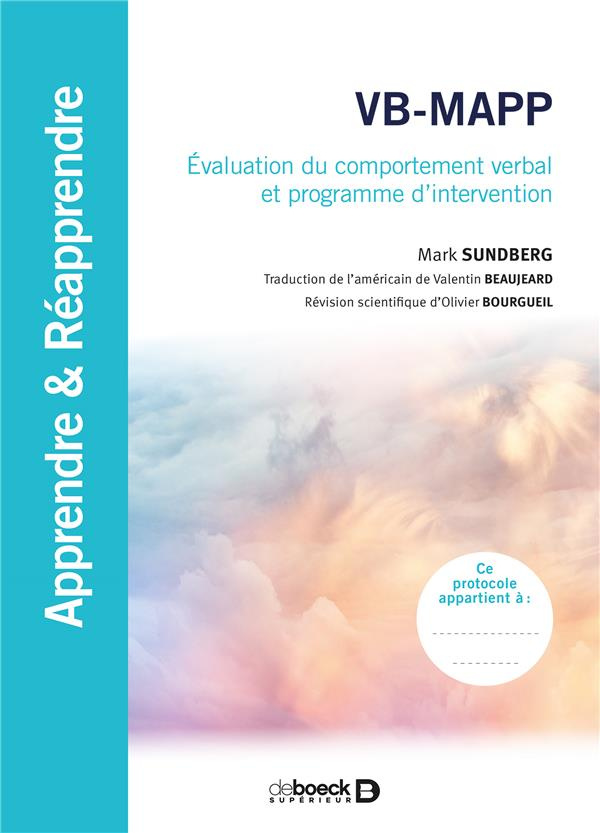 VB-MAPP. Evaluation du comportement verbal et programme d'intervention - Pack de 10 exemplaires