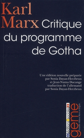 Critique du programme de Gotha