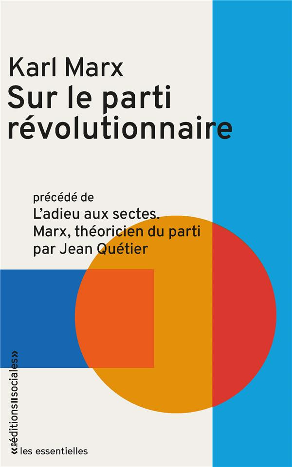 Sur le parti révolutionnaire. Précédé de L'Adieu aux sectes, Marx théoricien du parti