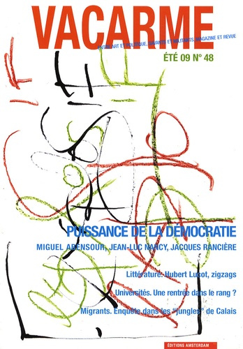 Vacarme N° 48, Eté 2009 : Puissance de la démocratie
