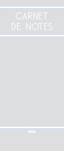 Carnet de notes reporter gris