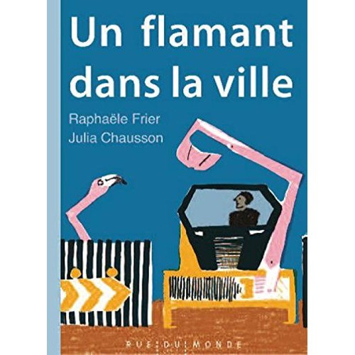 Un flamant dans la ville