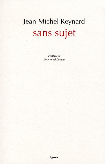 Sans sujet