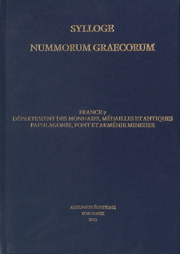 Sylloge nummorum graecorum. France 7 Département des monnaies, médailles et antiques : Paphlagonie,