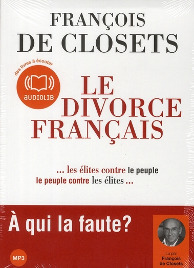 LE DIVORCE FRANCAIS - LIVRE AUDIO 1 CD MP3  - VERSION ADAPTEE PAR L'AUTEUR