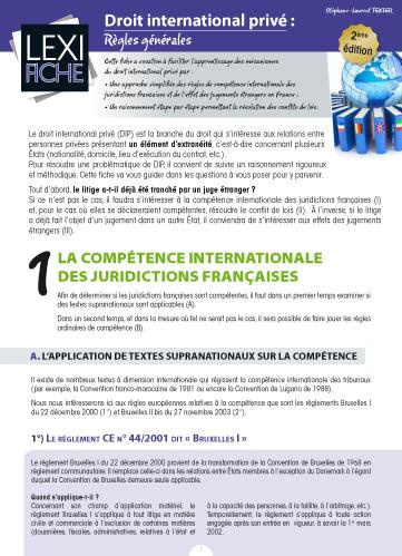 Droit international privé. Règles générales, 2e édition