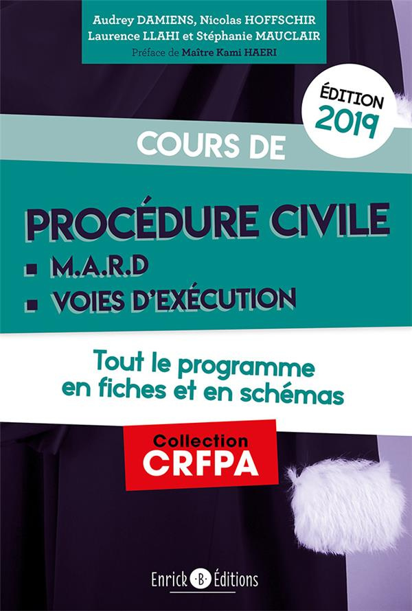 Cours de procédure civile et modes alternatifs de règlement des différends. Tout le programme en fic
