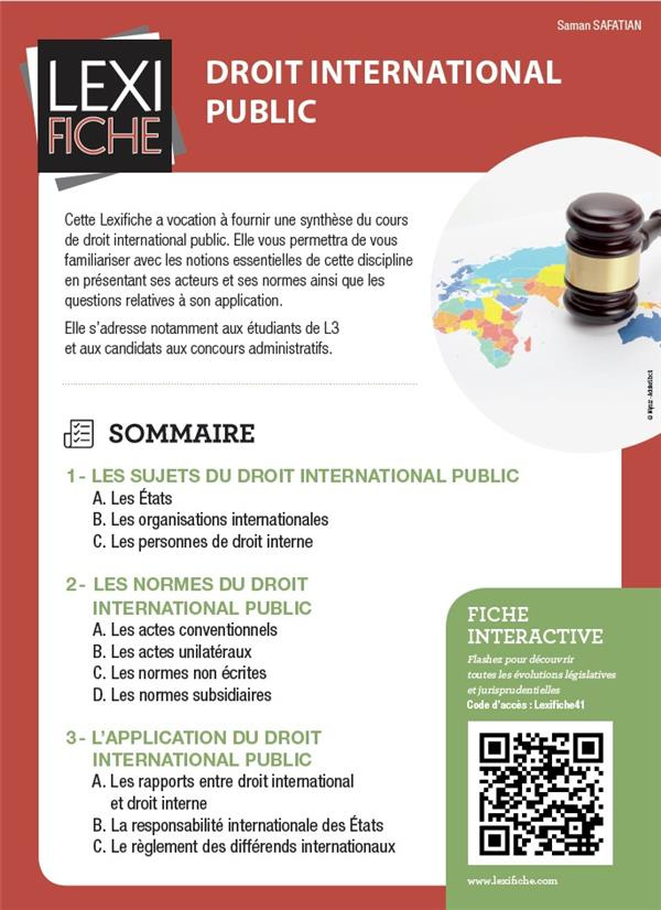 Droit international public
