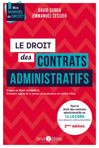 Droit des contrats administratifs. 2e édition