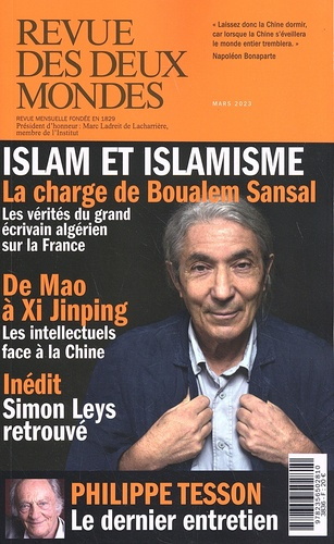 Revue des deux Mondes Mars 2023 : Les intellectuels face à la Chine