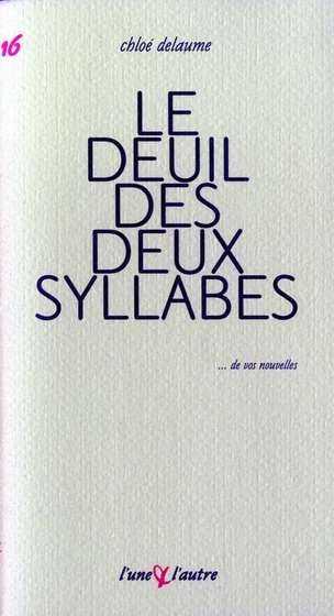 Le deuil des deux syllabes