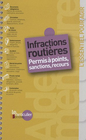 INFRACTIONS ROUTIERES. PERMOS A POINTS, SANCTIONS, RECOURS