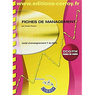 FICHES DE MANAGEMENT - UE 7 DU DCG
