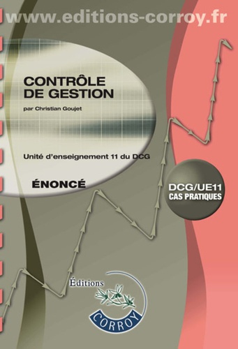 CONTROLE DE GESTION ENONCE - UE 11 DU DCG