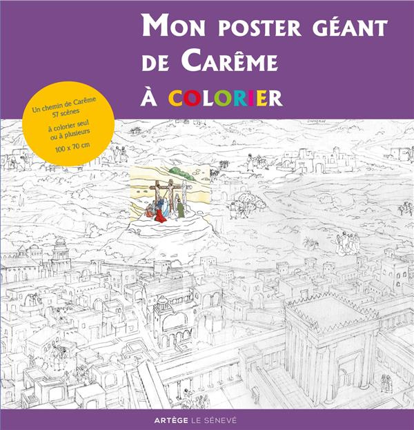 Mon poster géant de Carême à colorier