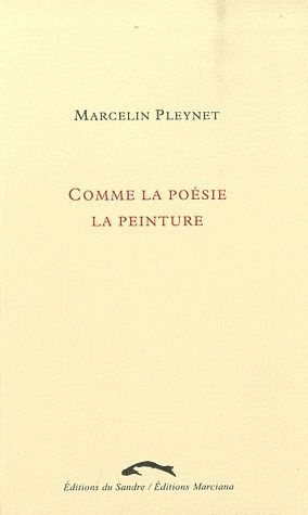 COMME LA POESIE LA PEINTURE