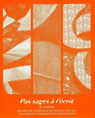 Pas sages à l'écrit - tome 3 L'infime. 3