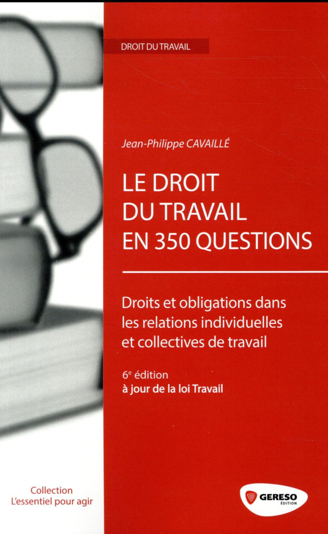 LE DROIT DU TRAVAIL EN 350 QUESTIONS - DROITS ET OBLIGATIONS DANS LES RELATIONS INDIVIDUELLES ET COL