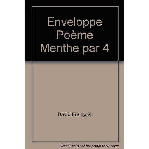 Enveloppe poeme menthe par 4