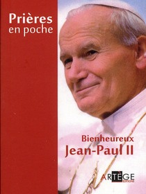 Prières en poche de Jean-Paul II