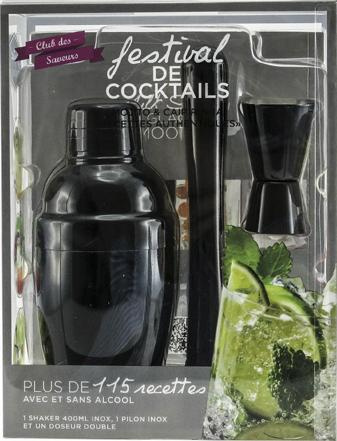 Coffret festival de cocktails noir