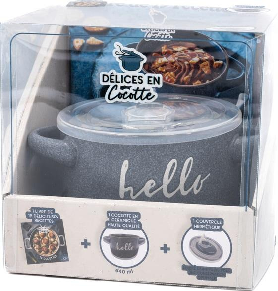 Délices en cocotte. Avec 1 cocotte en céramique et son couvercle hermétique