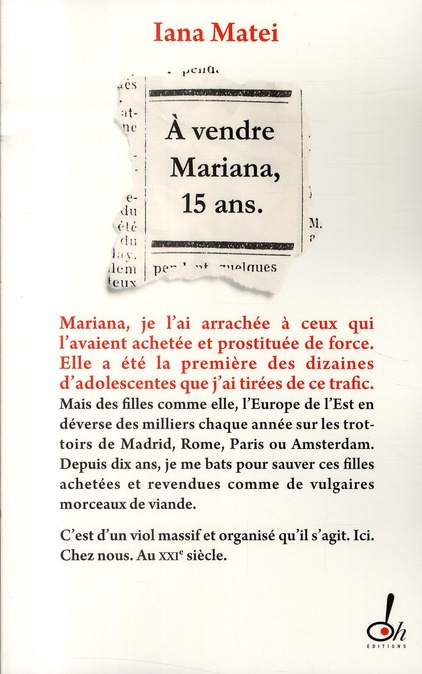 A vendre : Mariana, 15 ans