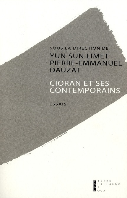 Cioran et ses contemporains