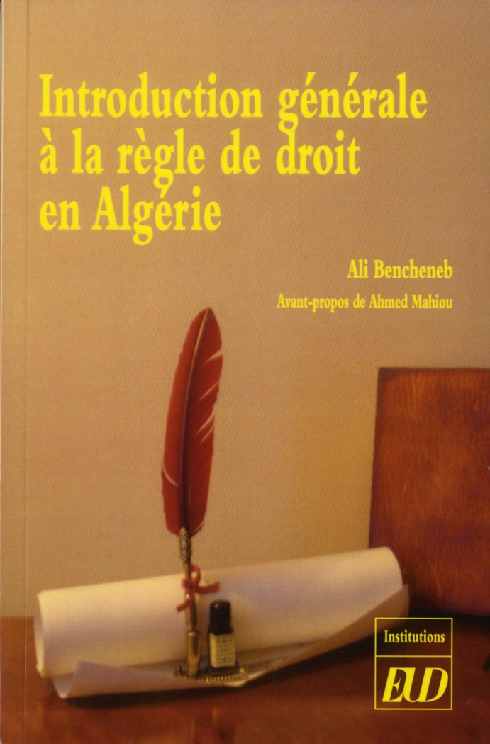 Introduction générale à la règle de droit en Algérie