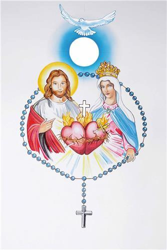 Image-prière aux coeurs unis. Par lot de 20