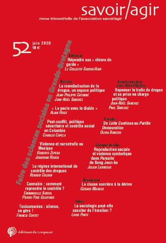 Savoir/Agir N° 52, juin 2020 : Politisation, dépolitisation et repolitisation de la crise sans fin d