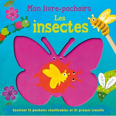 Les insectes - Mon livre pochoirs