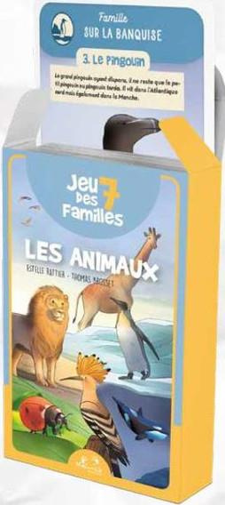 Jeu 7 familes. Les animaux