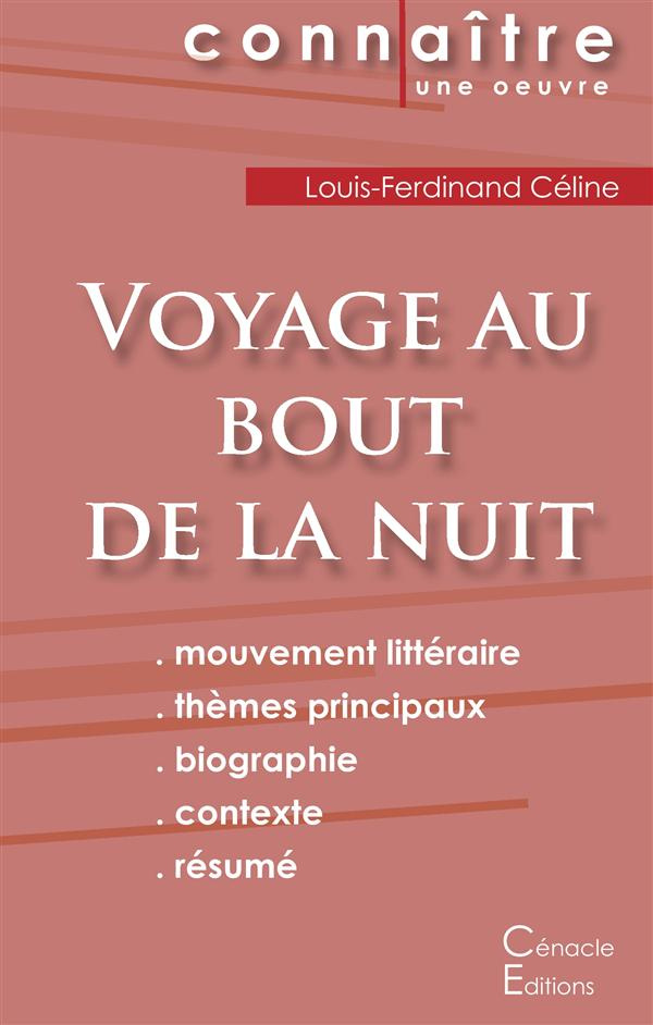 Voyage au bout de la nuit. Fiche de lecture