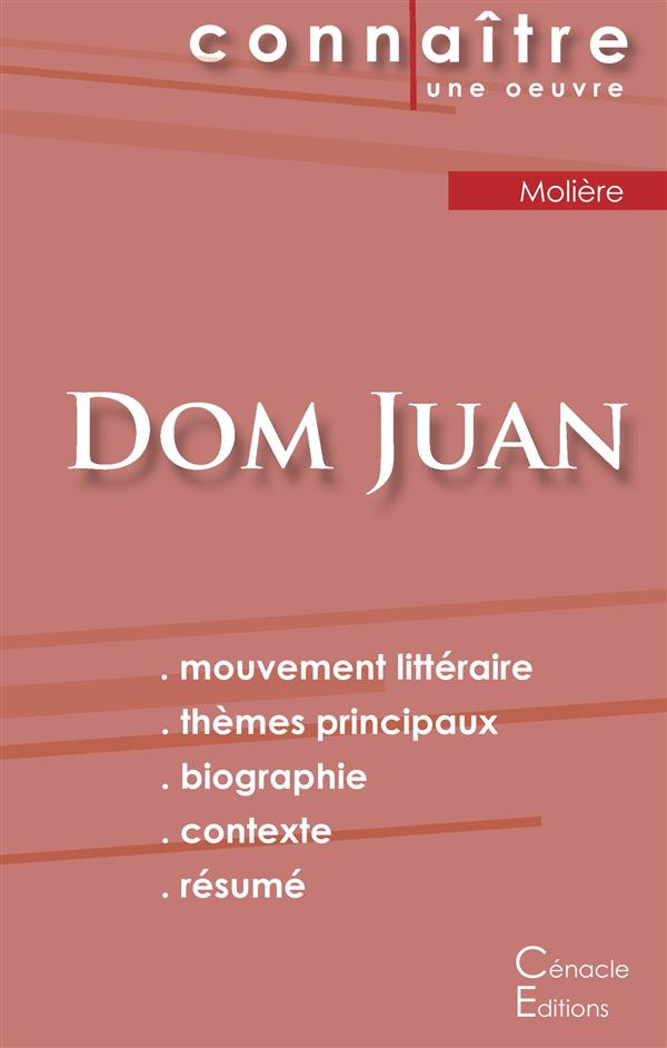 Dom Juan de Molière. Fiche de lecture