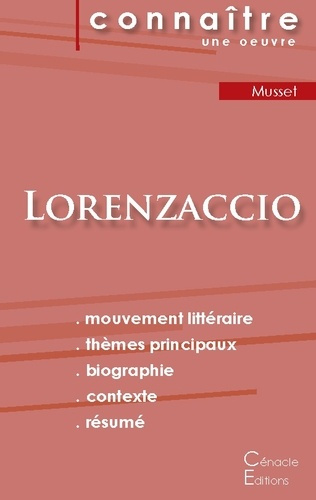 Lorenzaccio. Fiche de lecture