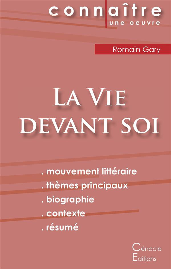 La vie devant soi. Fiche de lecture