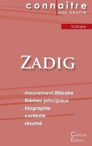 Zadig. Fiche de lecture