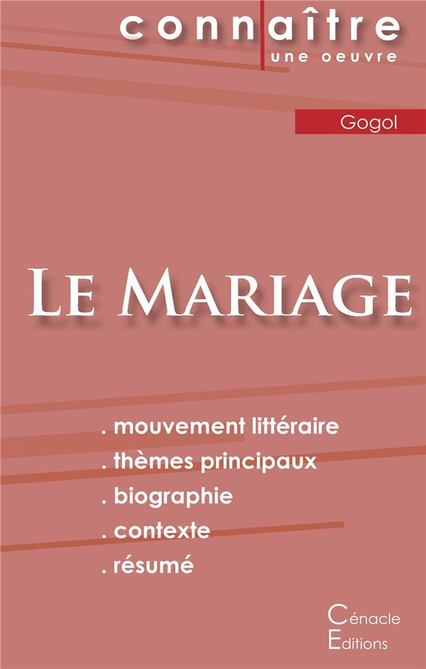 Le mariage. Fiche de lecture