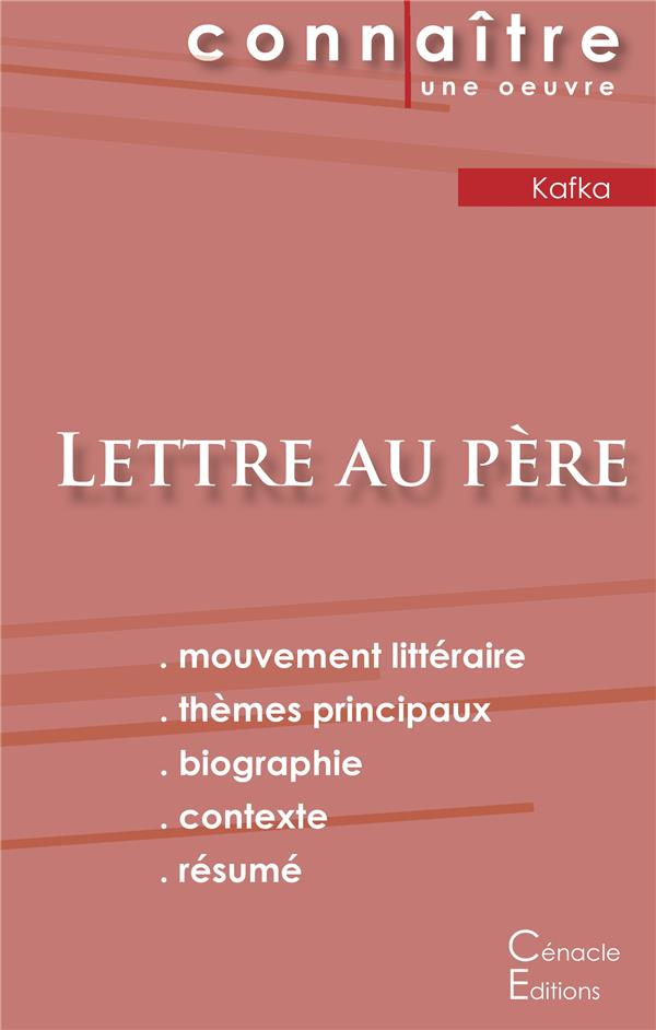 Lettre au père. Fiche de lecture