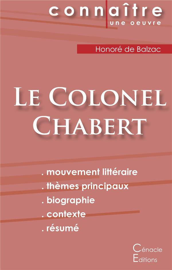 Le colonel Chabert. Fiche de lecture