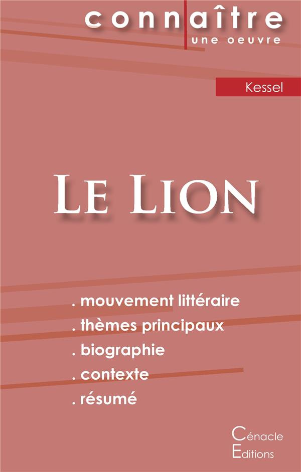 Le lion. Fiche de lecture