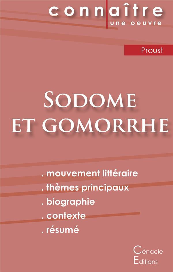 Sodome et Gomorrhe. Fiche de lecture