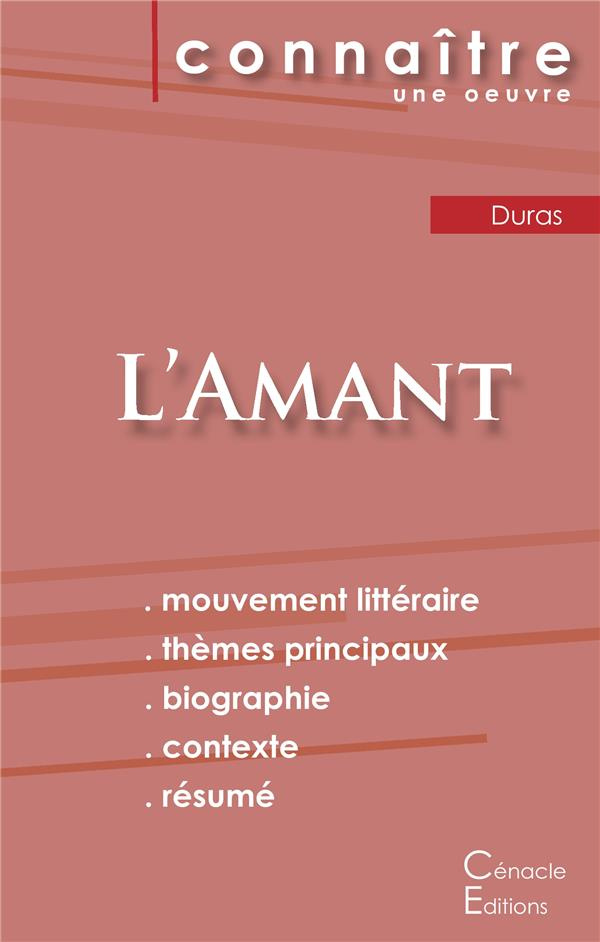 L'amant. Fiche de lecture