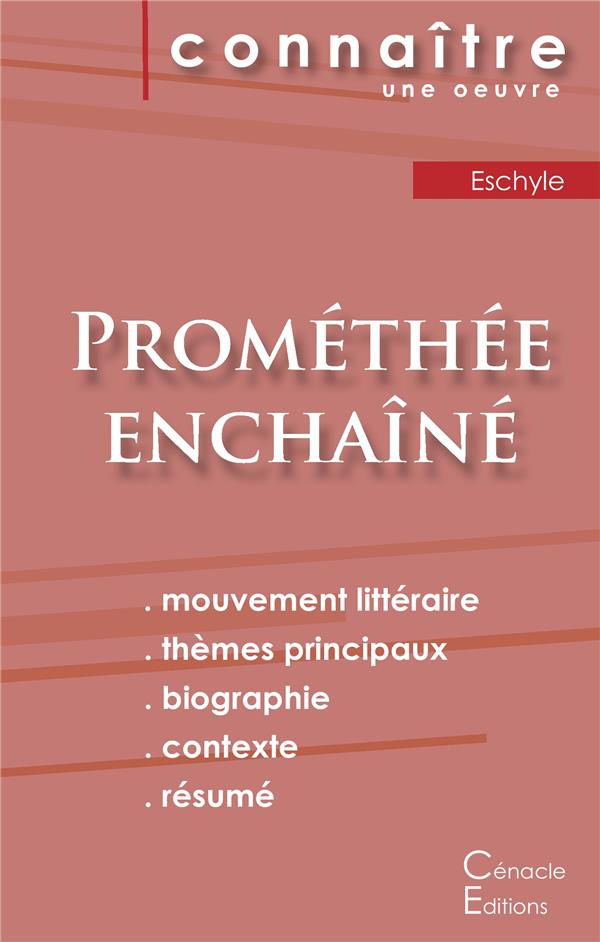 Prométhée enchaîné. Fiche de lecture
