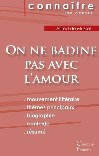 On ne badine pas avec l'amour. Fiche de lecture