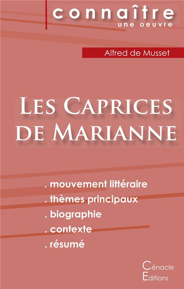 Les caprices de Marianne. Fiche de lecture
