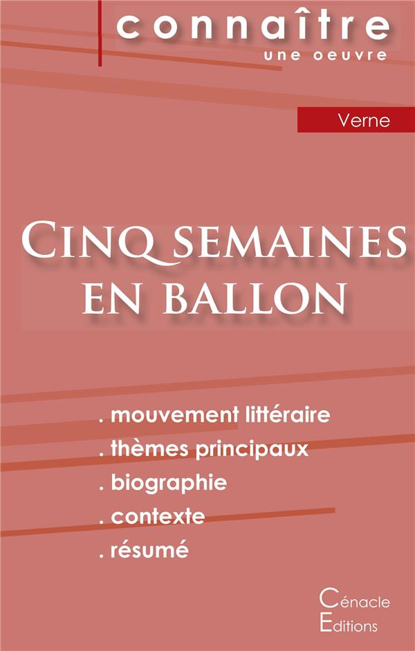 Cinq semaines en ballon. Fiche de lecture