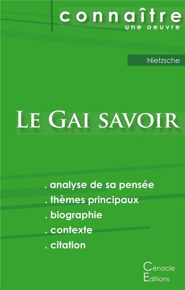 Le gai savoir. Fiche de lecture