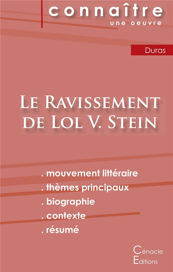 Le ravissement de Lol V. Stein. Fiche de lecture